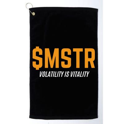 $Mstr Volatility Is Vitality Microstrategy Bitcoin Golf Towel