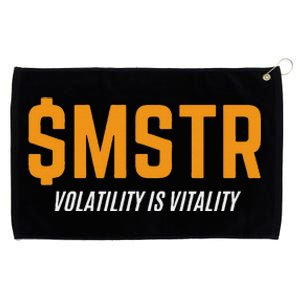 $Mstr Volatility Is Vitality Microstrategy Bitcoin Grommeted Golf Towel