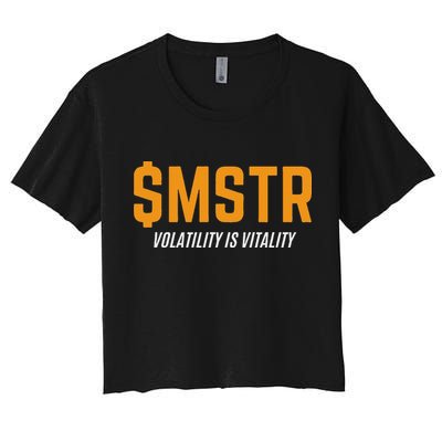 $Mstr Volatility Is Vitality Microstrategy Bitcoin Crop Top