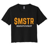 $Mstr Volatility Is Vitality Microstrategy Bitcoin Crop Top