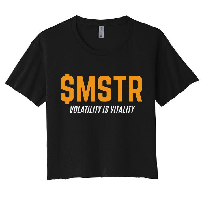 $Mstr Volatility Is Vitality Microstrategy Bitcoin Crop Top