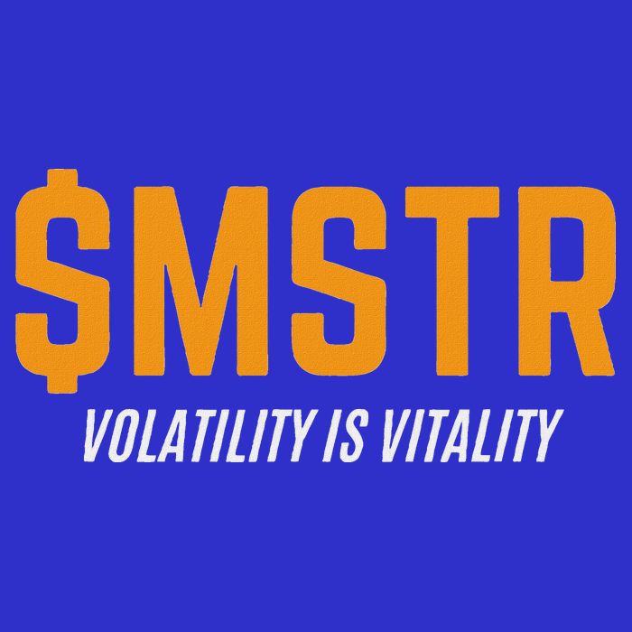 $Mstr Volatility Is Vitality Microstrategy Bitcoin Sweatshirt
