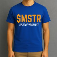 $Mstr Volatility Is Vitality Microstrategy Bitcoin T-Shirt