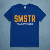 $Mstr Volatility Is Vitality Microstrategy Bitcoin T-Shirt