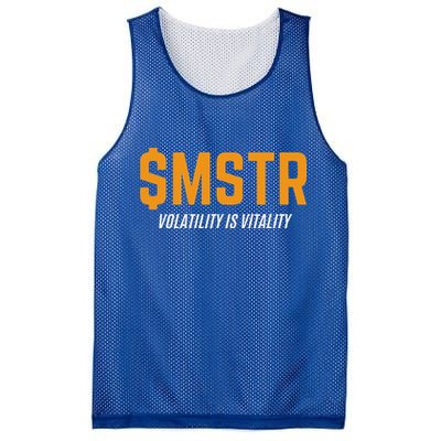 $Mstr Volatility Is Vitality Microstrategy Bitcoin Mesh Reversible Basketball Jersey Tank