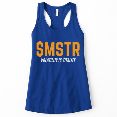 $Mstr Volatility Is Vitality Microstrategy Bitcoin Womens Tank Top