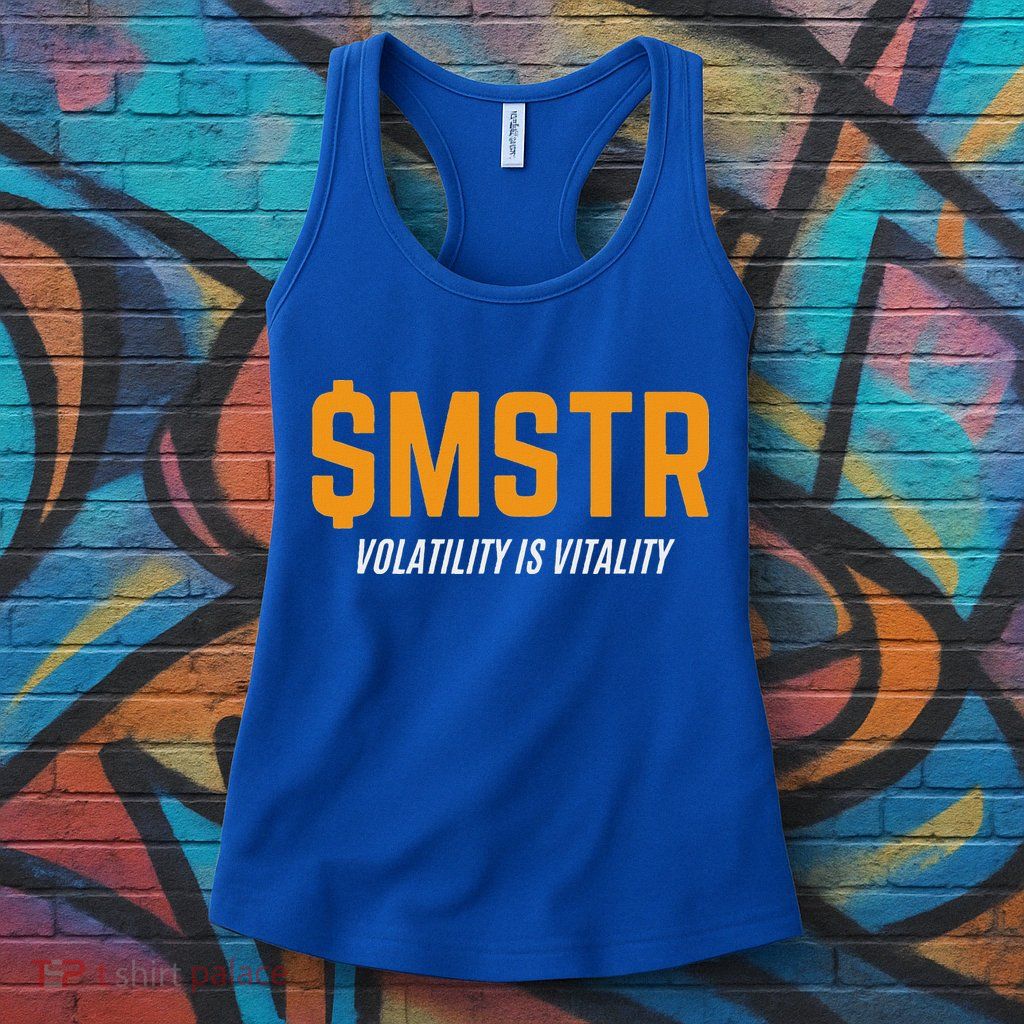 $Mstr Volatility Is Vitality Microstrategy Bitcoin Womens Tank Top