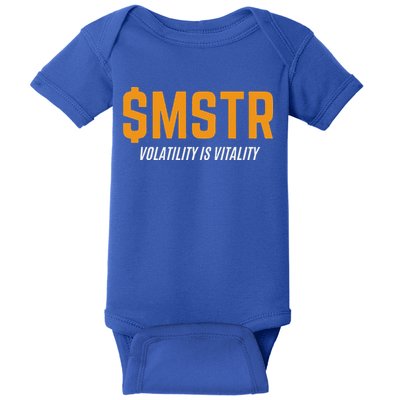 $Mstr Volatility Is Vitality Microstrategy Bitcoin Baby Bodysuit