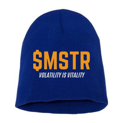 $Mstr Volatility Is Vitality Microstrategy Bitcoin Short Acrylic Beanie