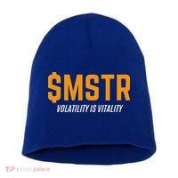 $Mstr Volatility Is Vitality Microstrategy Bitcoin Short Acrylic Beanie