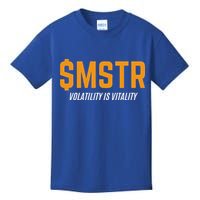 $Mstr Volatility Is Vitality Microstrategy Bitcoin Kids T-Shirt