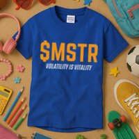 $Mstr Volatility Is Vitality Microstrategy Bitcoin Kids T-Shirt