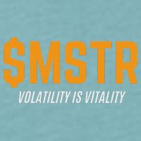 $Mstr Volatility Is Vitality Microstrategy Bitcoin Sueded Cloud Jersey T-Shirt
