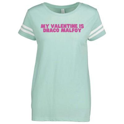 My Valentine Is Draco Malfoy Enza Ladies Jersey Football T-Shirt