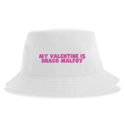 My Valentine Is Draco Malfoy Sustainable Bucket Hat