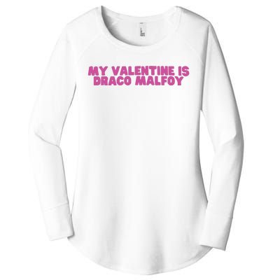 My Valentine Is Draco Malfoy Women's Perfect Tri Tunic Long Sleeve Shirt