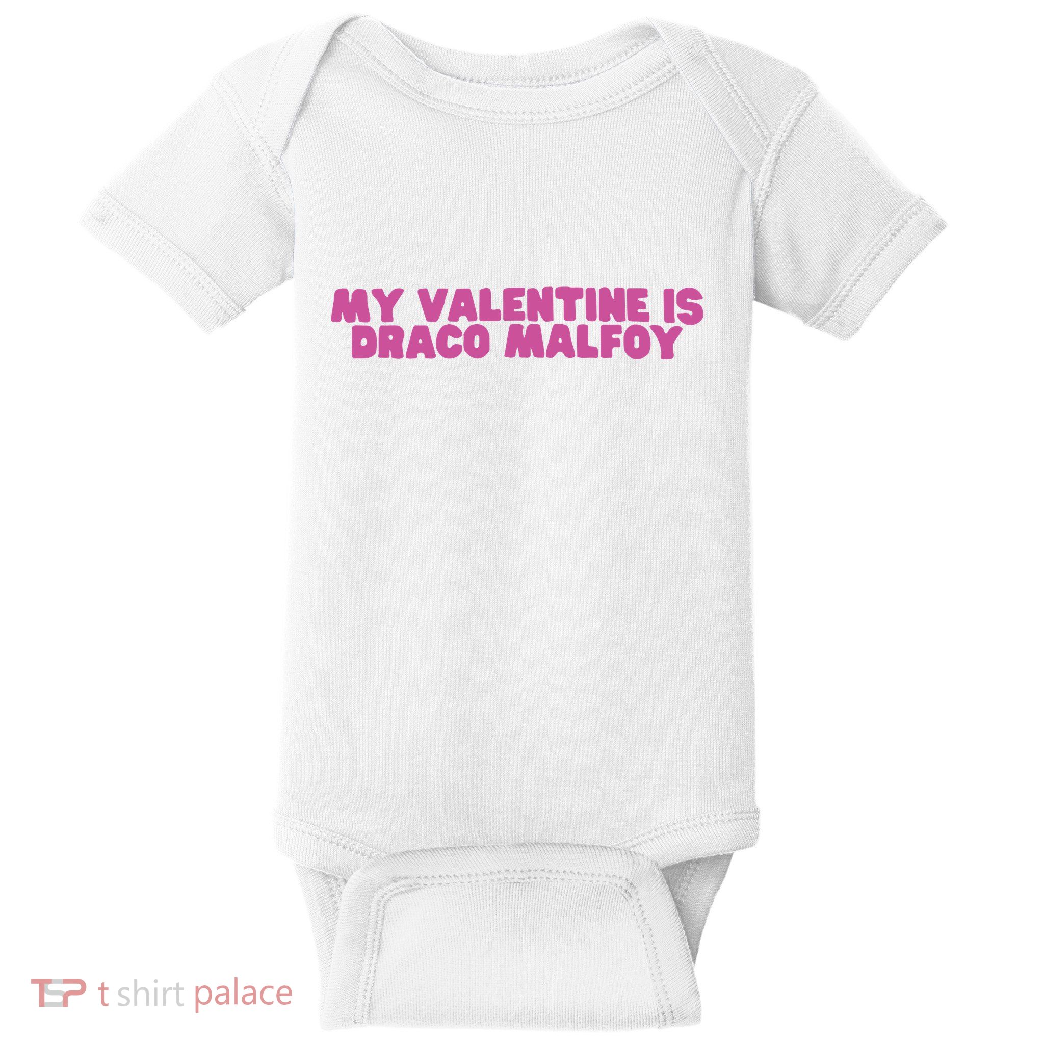 My Valentine Is Draco Malfoy Baby Bodysuit