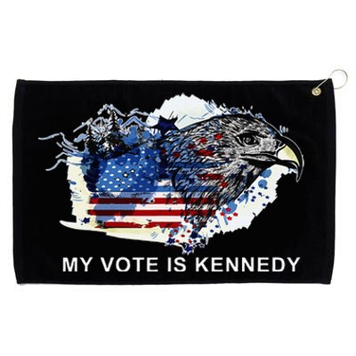 My Vote Is Kennedy 2024 Election Grommeted Golf Towel