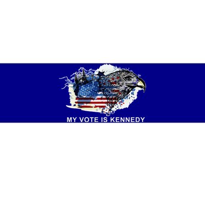 My Vote Is Kennedy 2024 Election Bumper Sticker