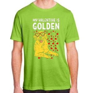 My Valentine Is Golden Adult ChromaSoft Performance T-Shirt