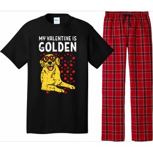 My Valentine Is Golden Pajama Set