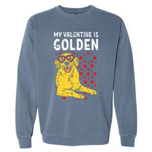 My Valentine Is Golden Garment-Dyed Sweatshirt