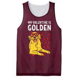 My Valentine Is Golden Mesh Reversible Basketball Jersey Tank