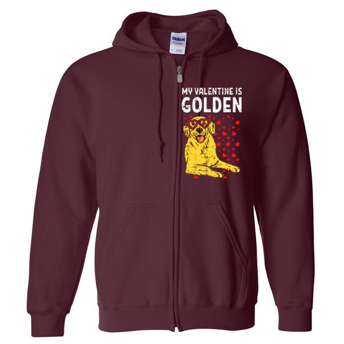 My Valentine Is Golden Full Zip Hoodie