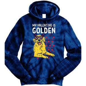 My Valentine Is Golden Tie Dye Hoodie