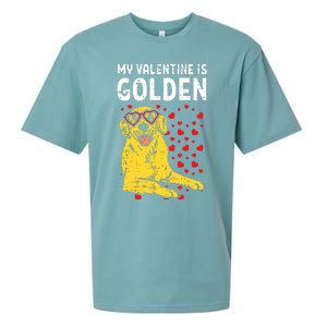 My Valentine Is Golden Sueded Cloud Jersey T-Shirt