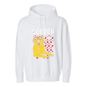 My Valentine Is Golden Garment-Dyed Fleece Hoodie