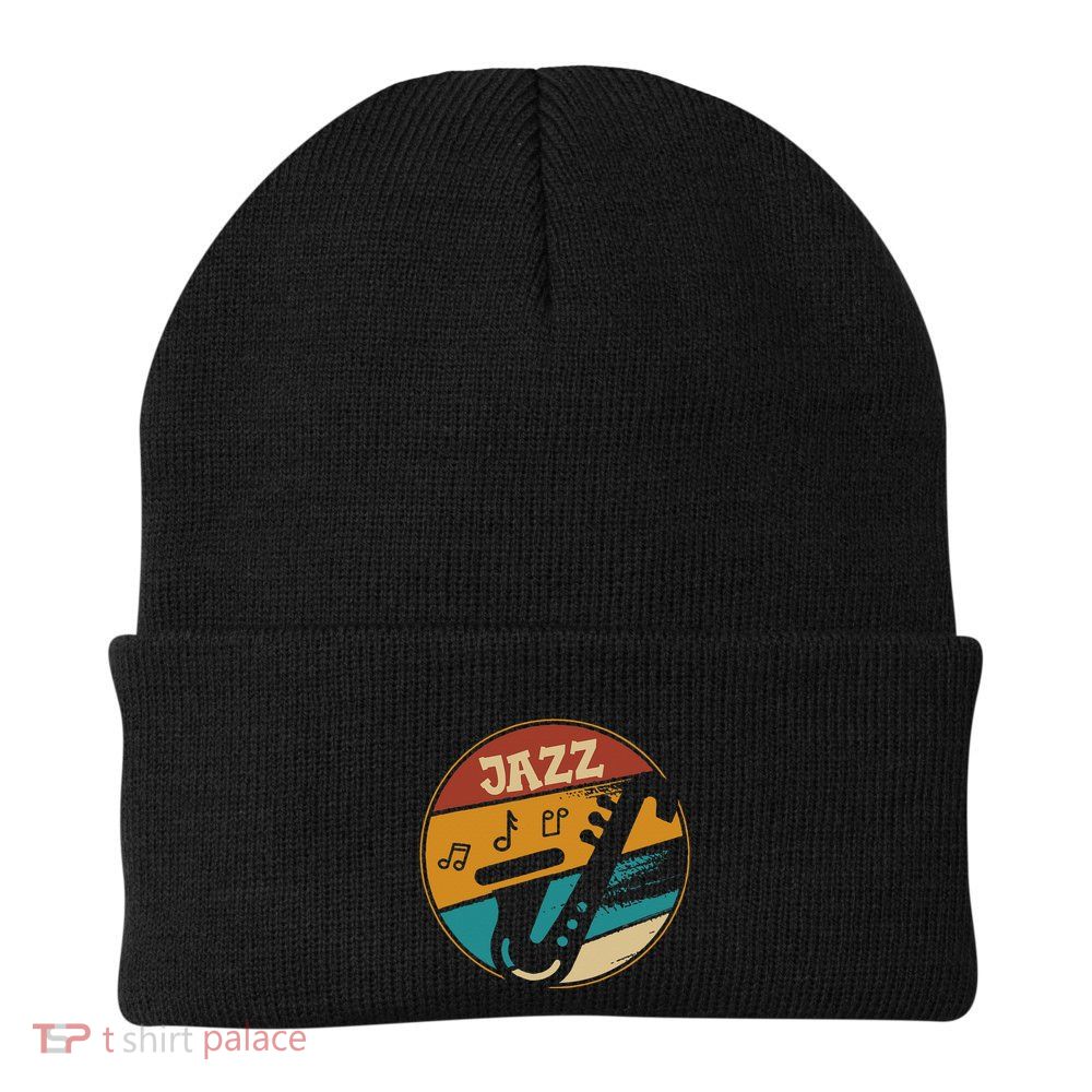 Music Vintage Jazz Jazz Musician Outfit Jazz Lover Gift Beanie