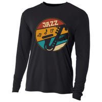 Music Vintage Jazz Jazz Musician Outfit Jazz Lover Gift Cooling Performance Long Sleeve Crew