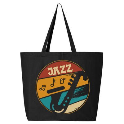 Music Vintage Jazz Jazz Musician Outfit Jazz Lover Gift 25L Jumbo Tote