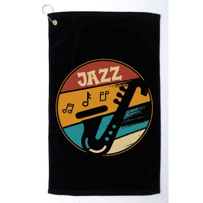 Music Vintage Jazz Jazz Musician Outfit Jazz Lover Gift Golf Towel