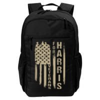 Military Vets Kamala Harris Veterans For Harris 2024 Gift Daily Commute Backpack