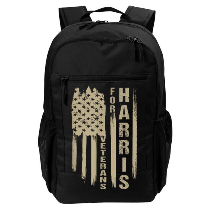 Military Vets Kamala Harris Veterans For Harris 2024 Gift Daily Commute Backpack