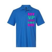 My Vp Looks Like Me A Retro Vintage Madam Vice President Gift Softstyle Adult Sport Polo