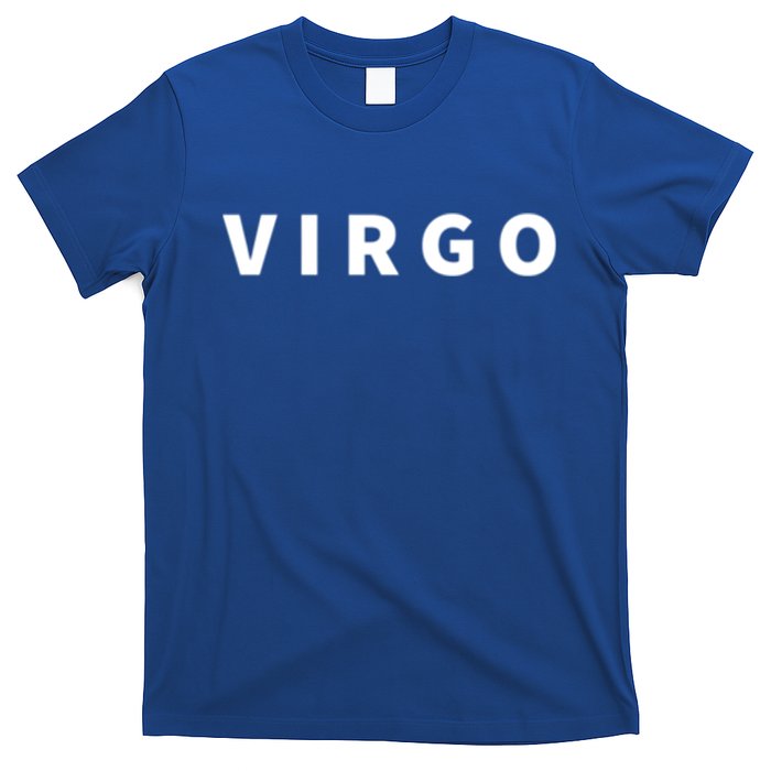 Minimal Virgo Lettering Astrology Zodiac Sign Gift T-Shirt