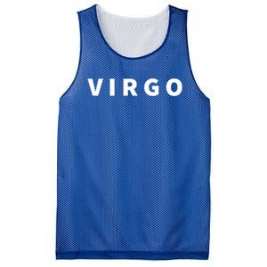 Minimal Virgo Lettering Astrology Zodiac Sign Gift Mesh Reversible Basketball Jersey Tank