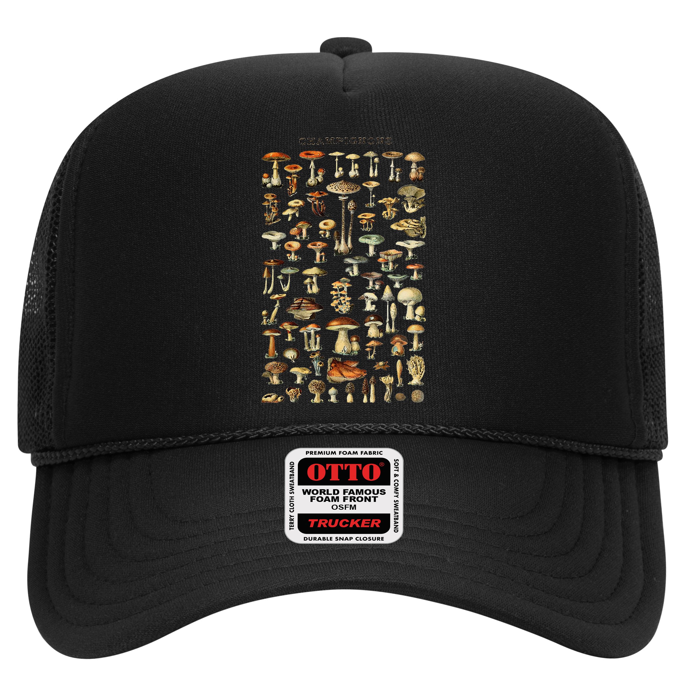 Mushroom  Vintage Mushroom Illustration Morel Hunter Hat
