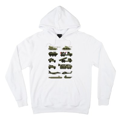 Military Vehicles Military Boy And Girl Tank Lover Hoodie