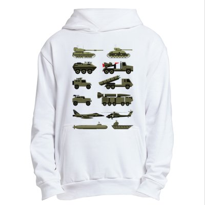 Military Vehicles Military Boy And Girl Tank Lover Urban Pullover Hoodie