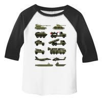 Military Vehicles Military Boy And Girl Tank Lover Toddler Fine Jersey T-Shirt