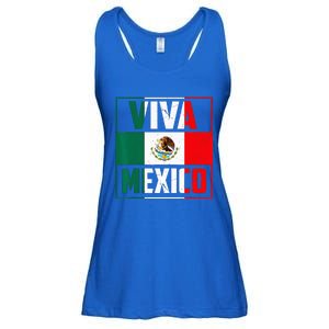 Mexican Viva Mexico Independence Day Flag Ladies Essential Flowy Tank