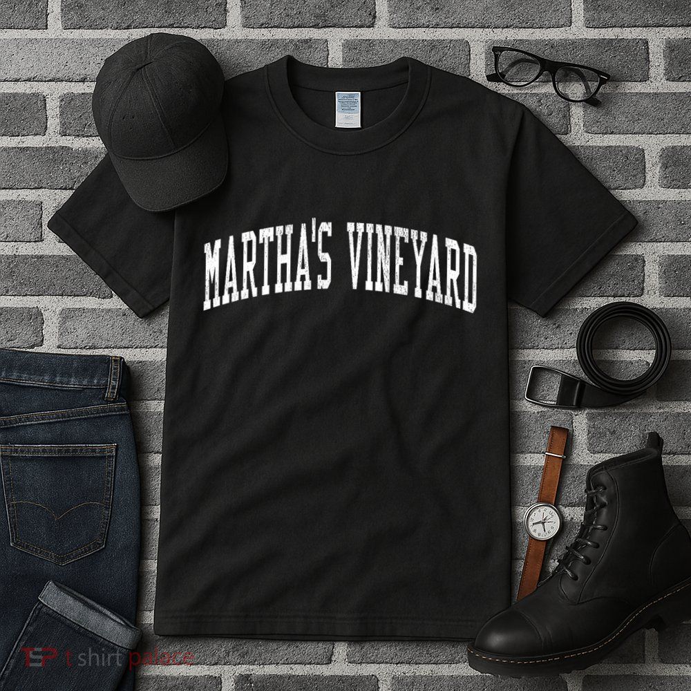 MarthaS Vineyard Ma Vintage Athletic Sports Tall T-Shirt