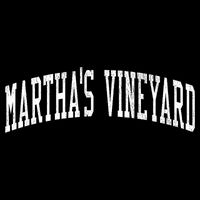 MarthaS Vineyard Ma Vintage Athletic Sports Womens T-Shirt