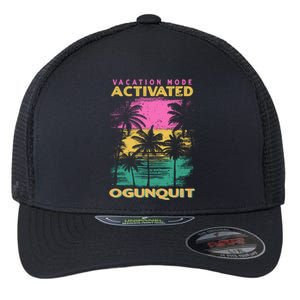 Maine Vacation Mode Activated Ogunquit Gift Flexfit Unipanel Trucker Cap