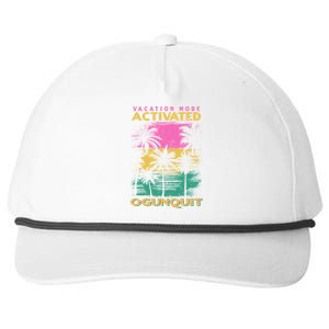 Maine Vacation Mode Activated Ogunquit Gift Snapback Five-Panel Rope Hat