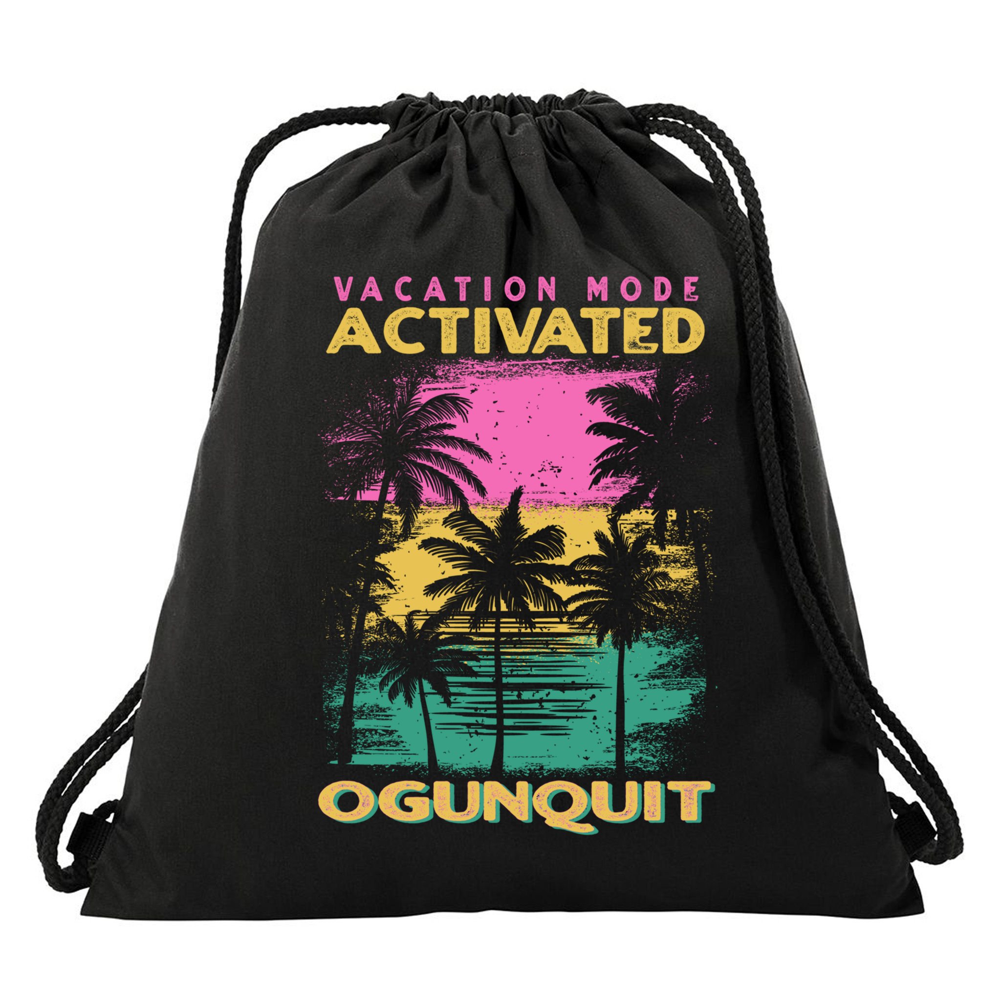 Maine Vacation Mode Activated Ogunquit Gift Drawstring Bag